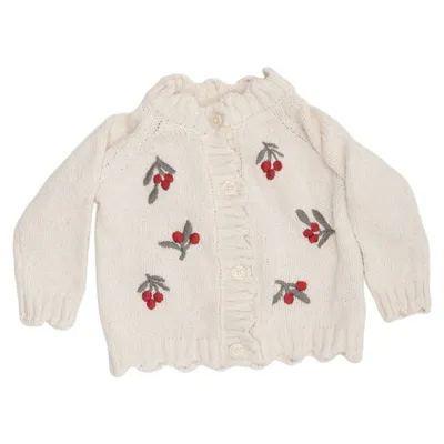 Kofta (Beige, Röd, Grön) från H&M Akryl, Bomull, Polyester
