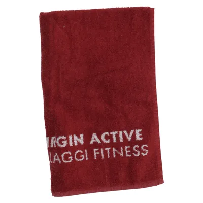 Towel (Red, White) from Virgin Active Cotton