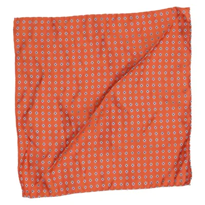 Näsduk (Orange, Flerfärgad) Silke