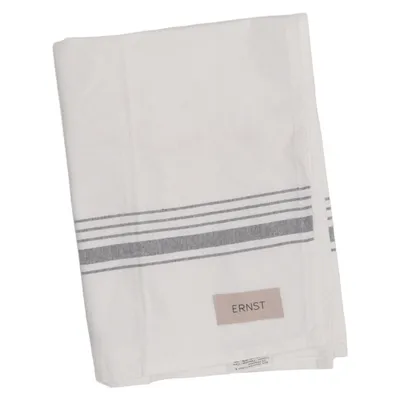 Geschirrhandtuch (Weiß, Grau) von Ernst Polyester, Recycelte Baumwolle