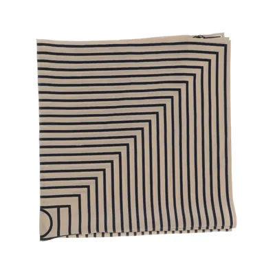 Neckerchief (Beige, Black) from Totême Silk