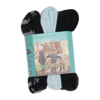 Panty (Zwart, Blauw, Grijs) van Alive Katoen, Elastaan, Polyamide