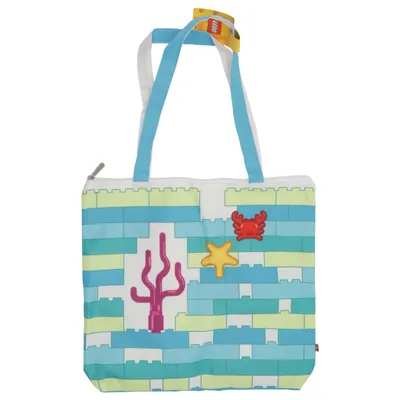 Canvas bag (Blue, Multicolored) from LEGO