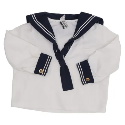 Chemise de marin (Blanc, Bleu) de Teddy