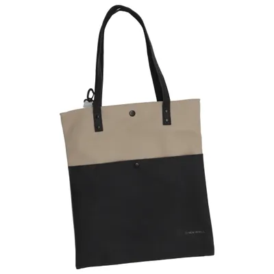 Canvas tas (Zwart, Beige) van New-Rebels
