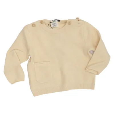 Sweater (Beige) fra Alana Bomuld, Uld
