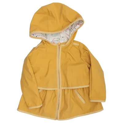 Rain jacket (Yellow) from Cynthia Rowley Cotton, Elastane, Polyester, Polyurethane