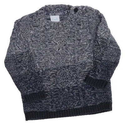 Trui (Blauw, Wit) van Smile Katoen