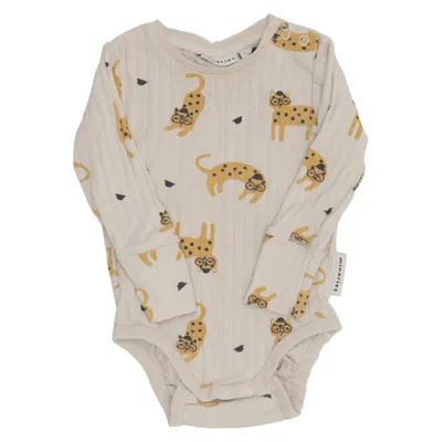 Body (Beige, Marron) de Minories Coton, Élasthane