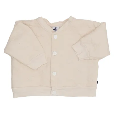 Cardigan (Beige) de Petit Bateau Coton, Polyester