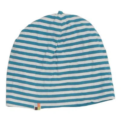 Beanie (Blue, White) from Loud + Proud Organic cotton
