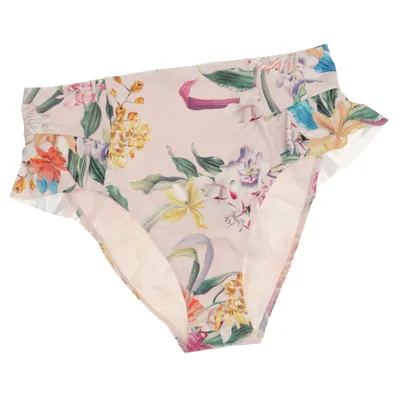 Bikini broekje (Roze, Meerkleurig) van Lindex Elastaan, Polyester