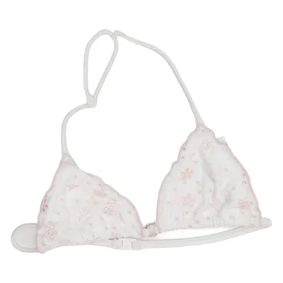 Bikini top (White, Pink) from Gina Tricot Elastane, Recycled polyester