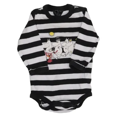 Body (Sort, Hvid) fra Moomin by Lindex Bomuld