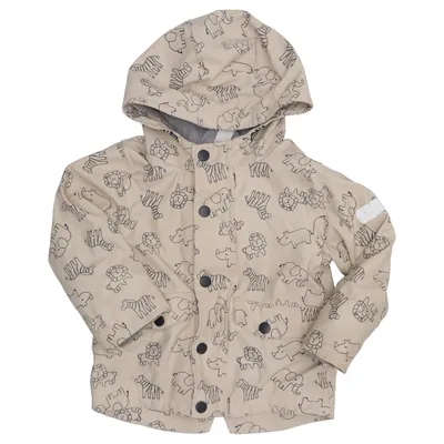 Regnjacka (Beige, Svart) från Topomini Bomull, Polyester, Polyuretan