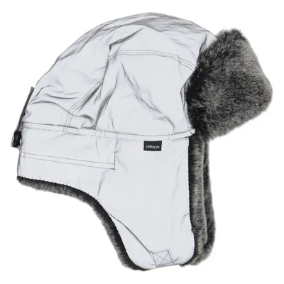 Trapper hat (Gray) from Lindberg Faux fur, Polyester