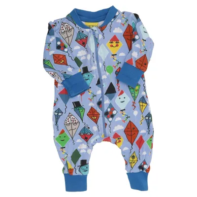 Barboteuse (Bleu, Multicolore) de Duns Sweden Coton biologique