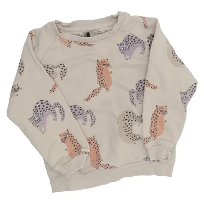 Sweatshirt (Beige, Meerkleurig) van Minimarket Katoen