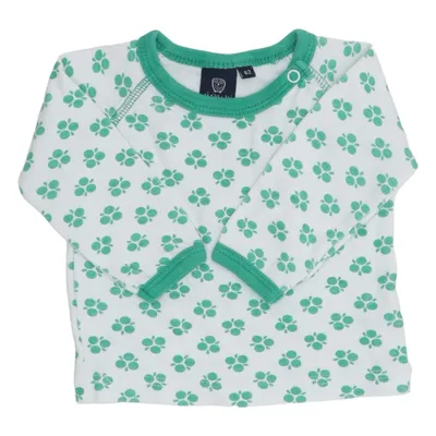 Long sleeve T-shirt (White, Green) from Ej Sikke Lej Cotton