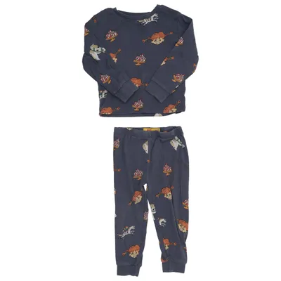 Pajamas (Blue, Multicolored) from Pippi Långstrump Cotton