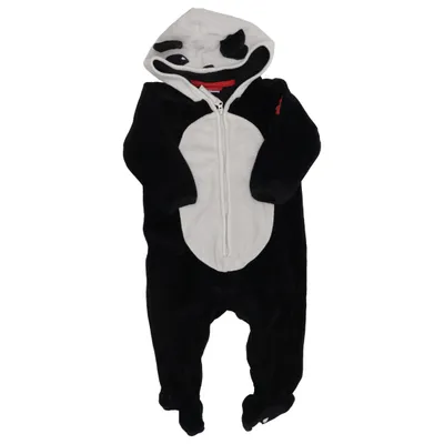 Mjukisdräkt (Svart, Vit) från Baby by Lindex