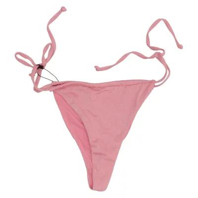 Bikini bottom (Pink) from Nelly Elastane, Metallic fiber, Polyamide, Recycled polyester