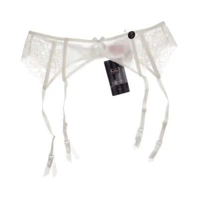 Garter belt (White) from Hunkemöller