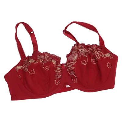 Bra (Red) from Miriale Cotton, Elastane, Polyamide, Polyester