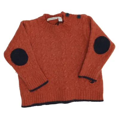 Trui (Oranje, Blauw) van Jojo Maman Bébé Polyamide, Wol