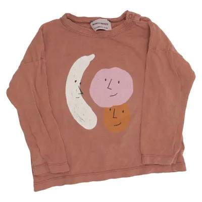 Long sleeve T-shirt (Brown) from Bobo Choses Organic cotton
