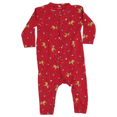 Rompers (Red, Multicolored) from Basic Needs