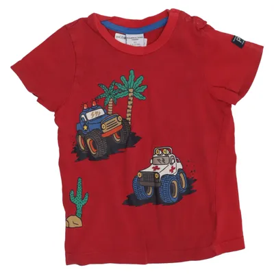 T-shirt (Red, Multicolored) from Polarn O. Pyret Organic cotton
