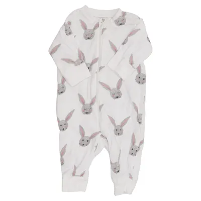 Barboteuse (Blanc, Gris, Rose) de Lindex Baby Coton