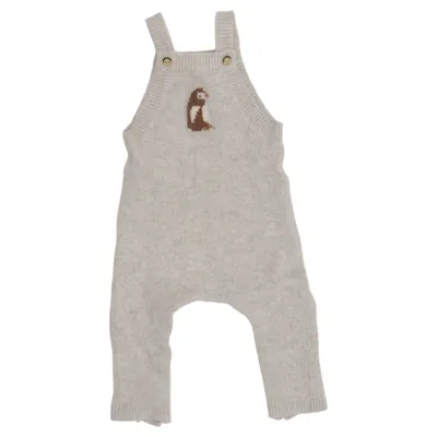 Tuinbroek (Beige) van Petit Bateau Alpacawol, Polyamide