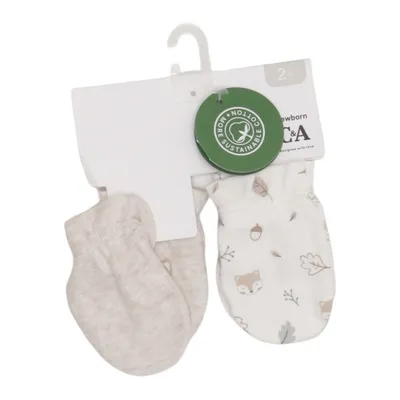 Wanten (Beige, Wit, Meerkleurig) van C&A Katoen