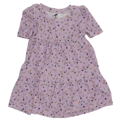 Robe (Violet, Multicolore) de Name It Élasthane, Lyocell, Coton biologique