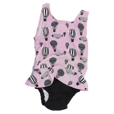 Swimsuit (Pink, Black, White) from Lindberg