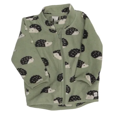 Fleecejacke (Grün, Schwarz, Weiß) von Lindex Baby Polyester
