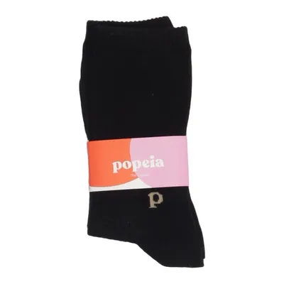 Strumpor (Svart) från Popeia Elastan, Ekologisk bomull, Polyamid