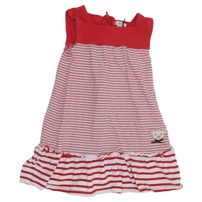 Robe (Rouge, Blanc) de Steiff Coton, Élasthane