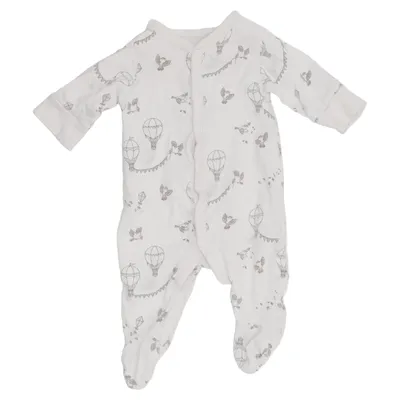 Rompers (White, Brown) from Lindex Newborn Cotton