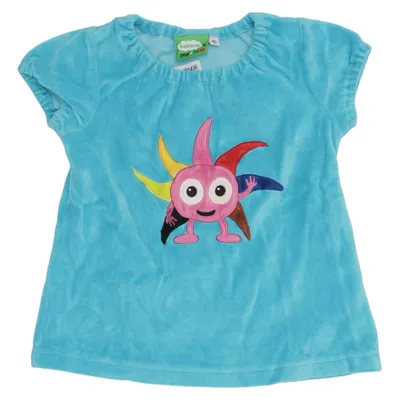 T-shirt (Blauw, Meerkleurig) van Me&i Katoen, Polyester