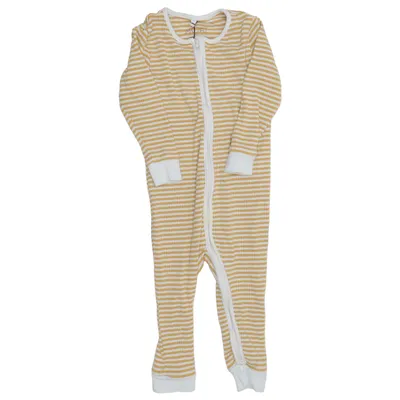Barboteuse (Jaune, Blanc) de Mori Élasthane, Coton biologique, Viscose