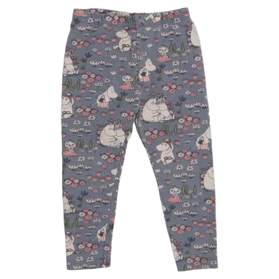 Leggings (Blå, Flerfärgad) från Moomin Bomull, Elastan