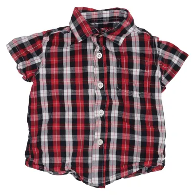Short sleeve shirt (Red, Black, White, Multicolored) from Baby Skill Cotton
