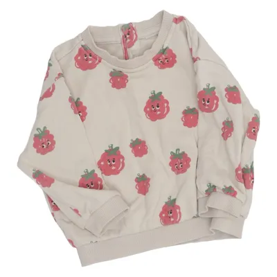 Collegetröja (Beige, Flerfärgad) från Rikiki Bomull, Polyester