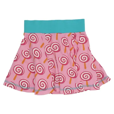 Rok (Roze, Blauw, Meerkleurig) van Maxomorra Katoen, Elastaan