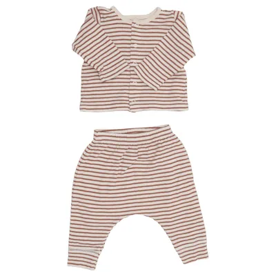 Ensemble (Marron, Beige) de Petit Bateau Coton