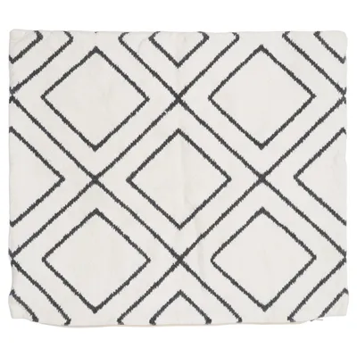 Cushion cover (White, Black) from H&M Cotton