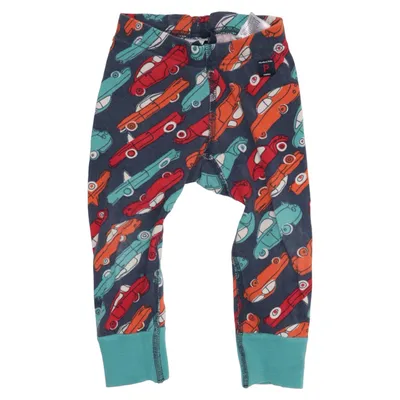 Pantalon de pyjama (Bleu, Orange, Multicolore) de Polarn O. Pyret Coton